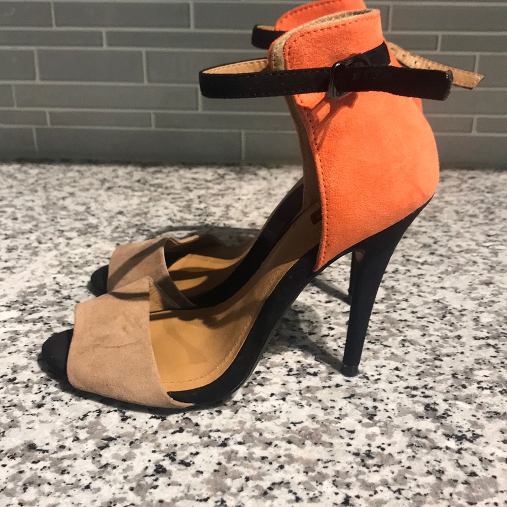 Zara color block sandals